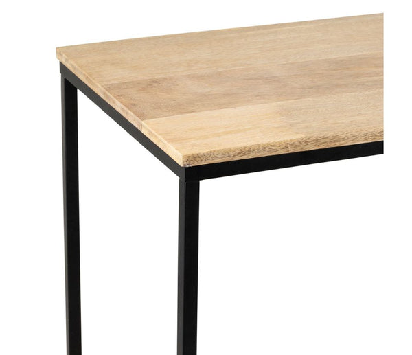 Console Maderia Naturel et noir - Sema