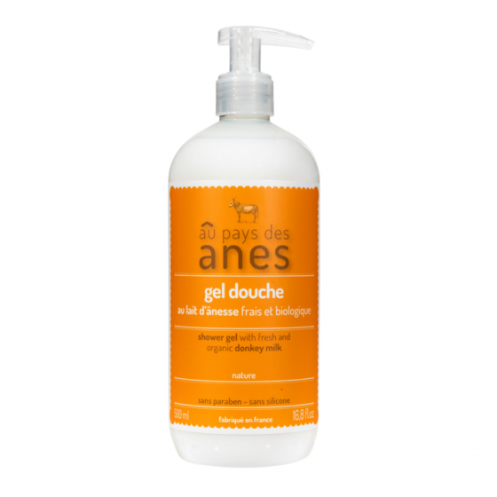 Gel douche au lait d'ânesse 500 ml - Au pays des ânes