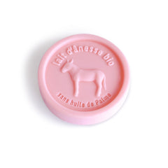 Savon rond au lait d'ânesse biologique 100g - Au pays des ânes