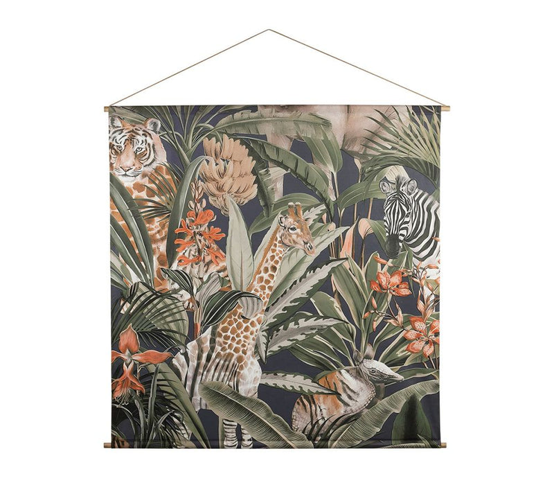 Toile savane multicolore