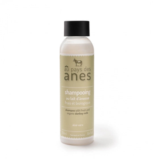 Shampooing au lait d'ânesse  250 ml - Au pays des ânes