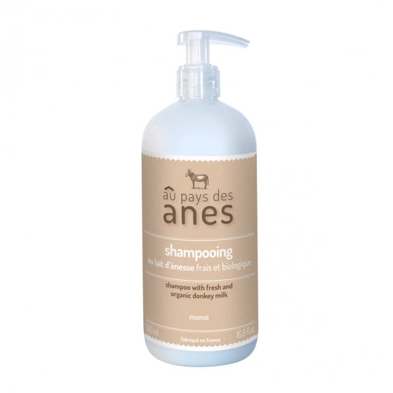 Shampooing au lait d'ânesse 500 ml - Au pays des ânes