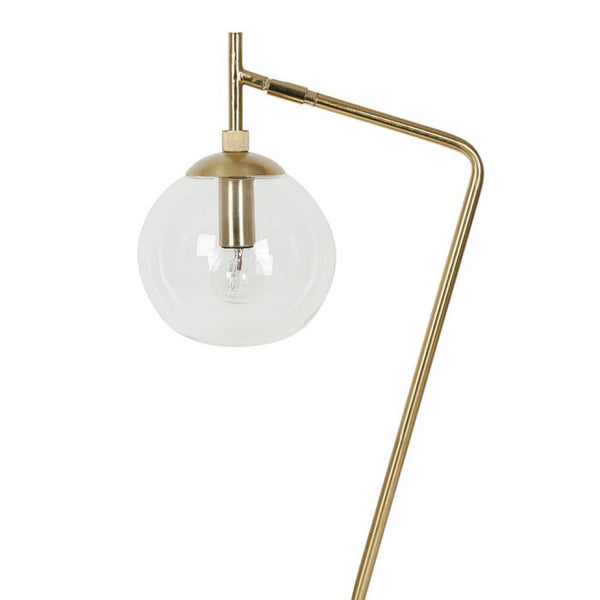 Lampe courba doré +vert - Sema