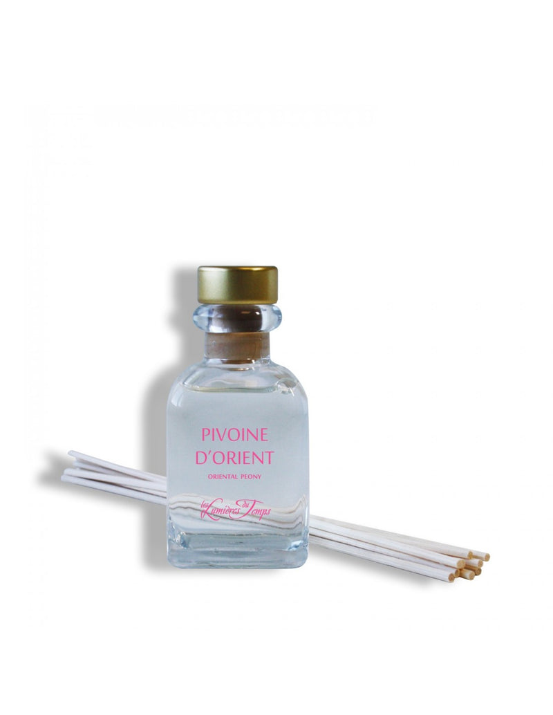 Diffuseur de parfum Pivoine d'Orient 100ml - Les lumières du temps